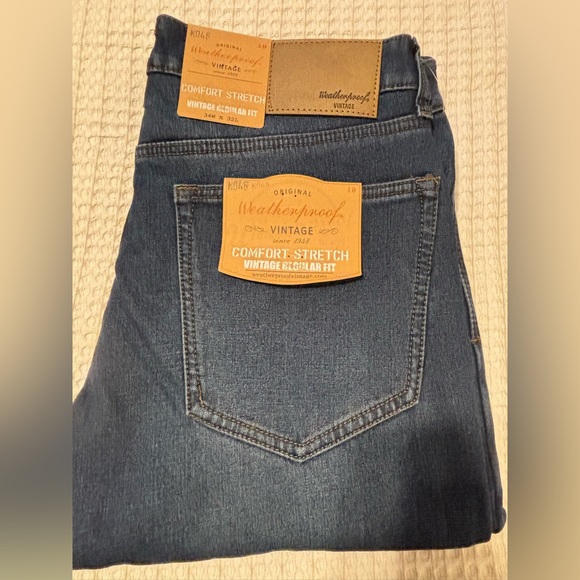 Weatherproof Other - Weatherproof Men's Classic Denim Jeans 34/32 NWT